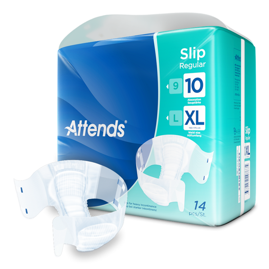 Attends Slip Regular 10 XL 14 stk