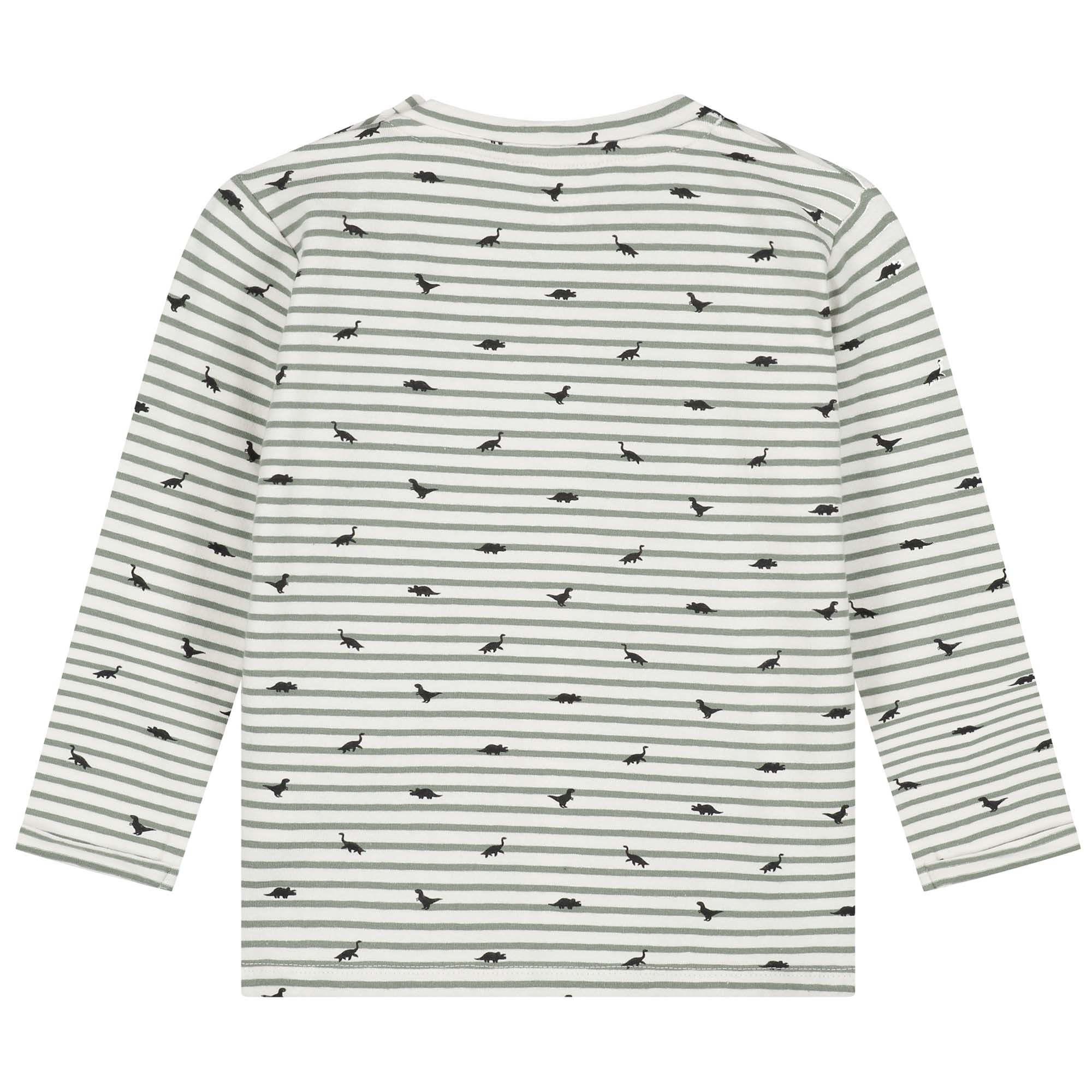 Prénatal peuter shirt lange mouwen all over print beige