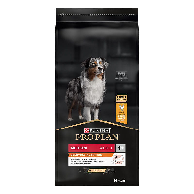 Purina Pro Plan Medium Adult Everyday Nutrition Hondenvoer Kip 14 kg | 12820