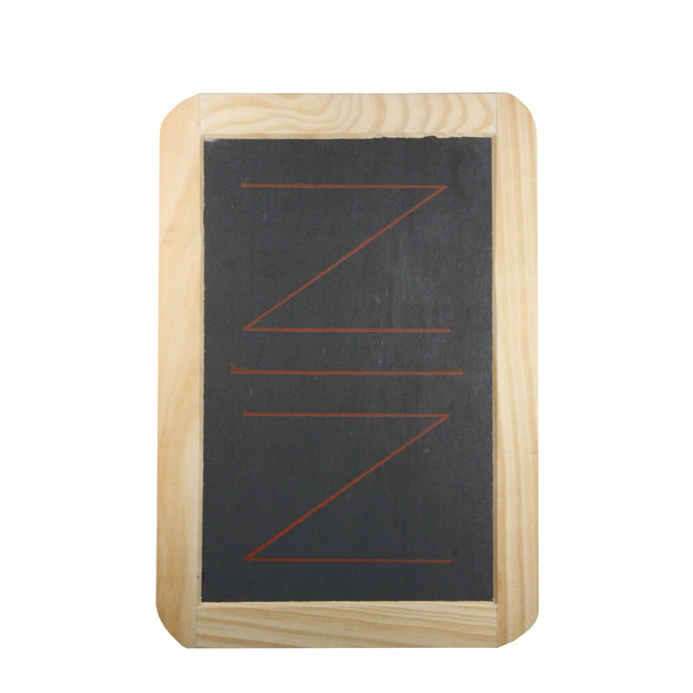 (12x19cm) Jass Schiefertafel mit Holzrahmen   Z Lineatur (130007056)