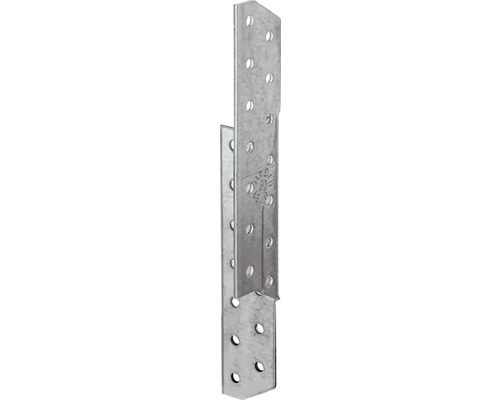 Gordinganker, links, 32 x 32 x 210 mm, sendzimir verzinkt, 1 stuk