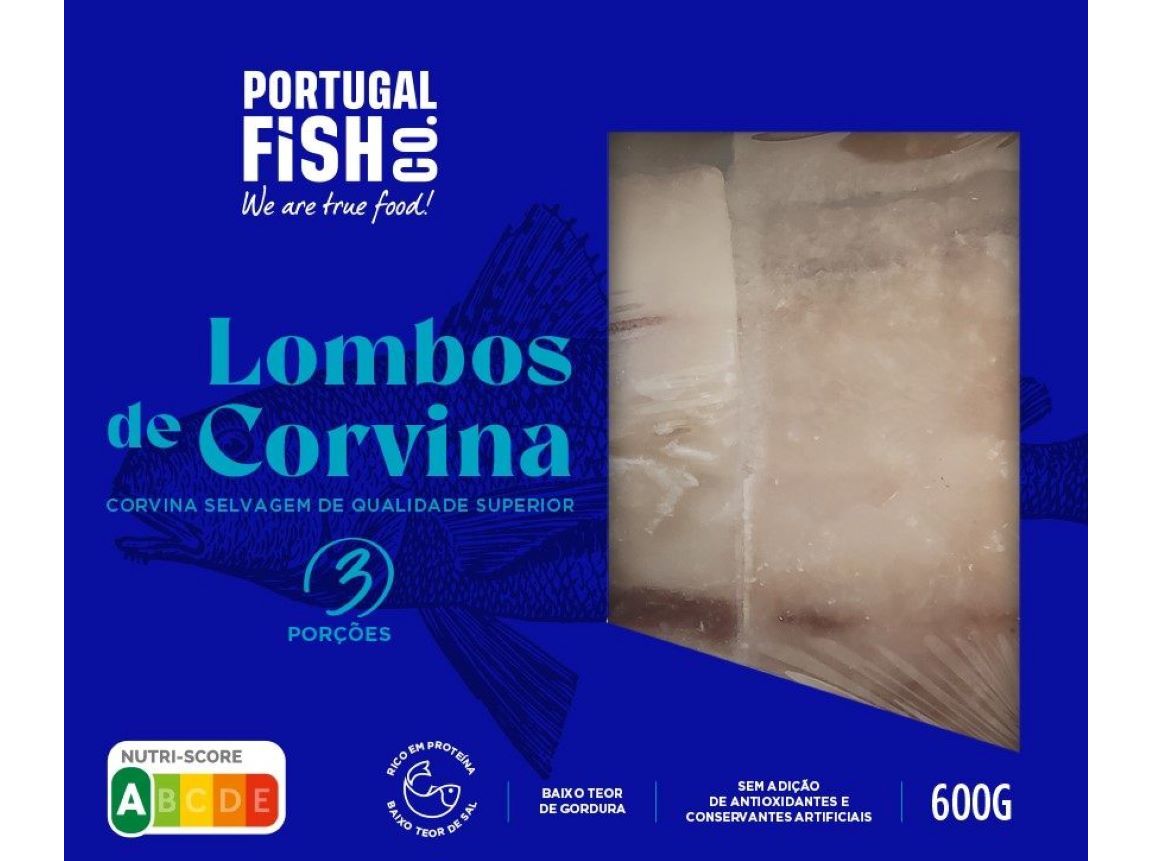 LOMBOS PORTUGAL FISH CORVINA 600G 6UN