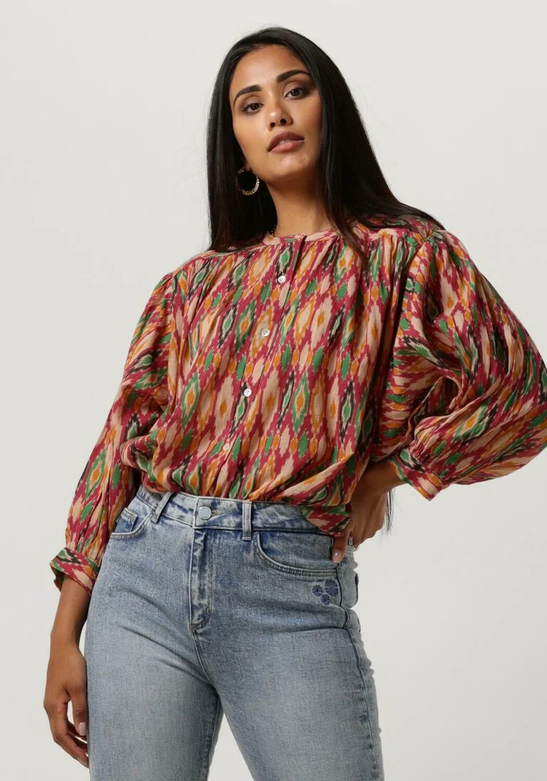 BY-BAR multi by-bar blouse lucy summer ikat blouse