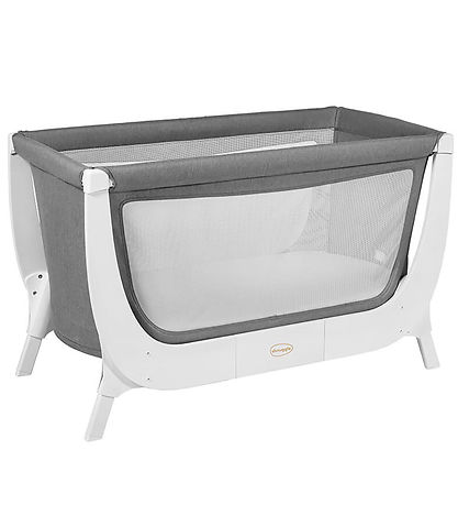 Shnuggle Kinderbett - Umbausatz - 125 x 66 cm - Stone Grey/Weiß