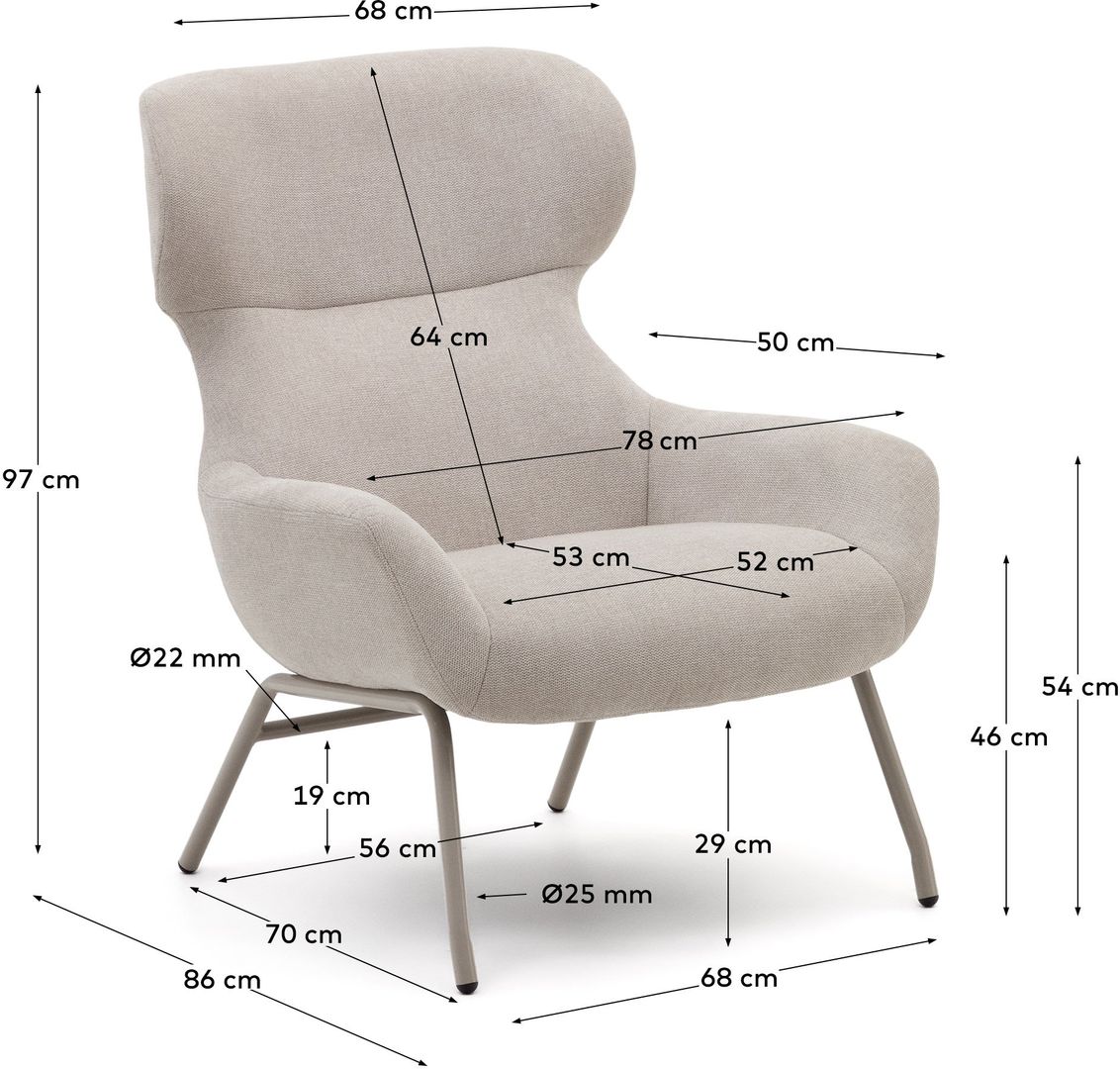 Kave Home   Belina Fauteuil