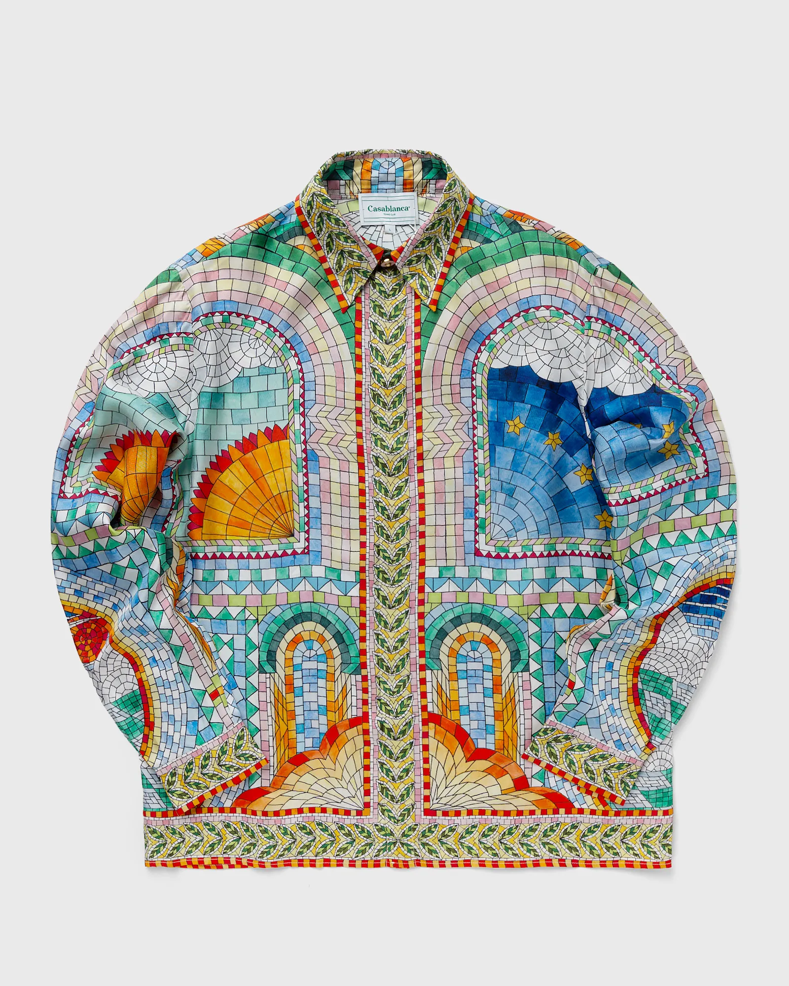 Casablanca LONG SLEEVE SILK SHIRT