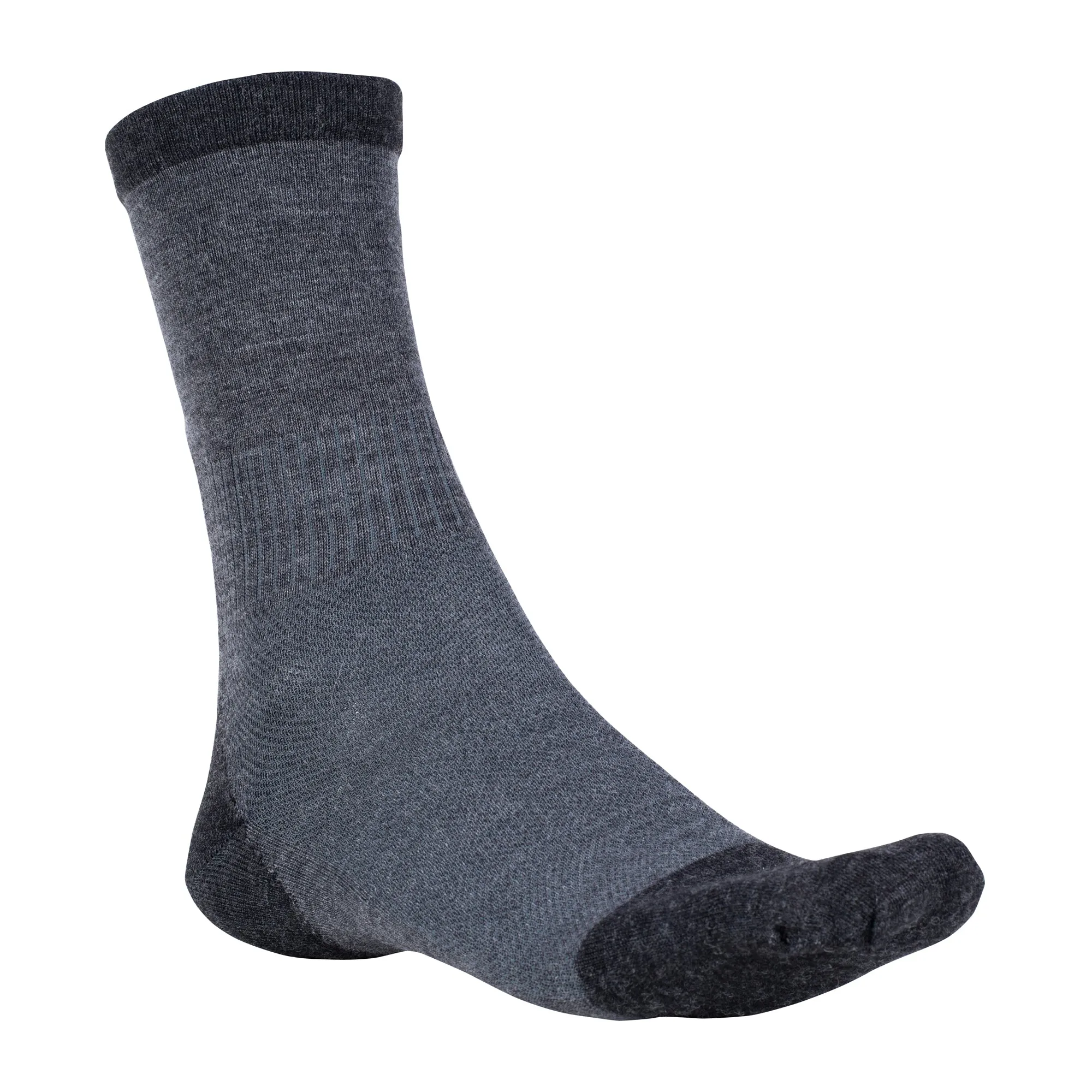 Woolpower -  Woolpower Socken Skilled Liner Classic dunkelgrau schwarz