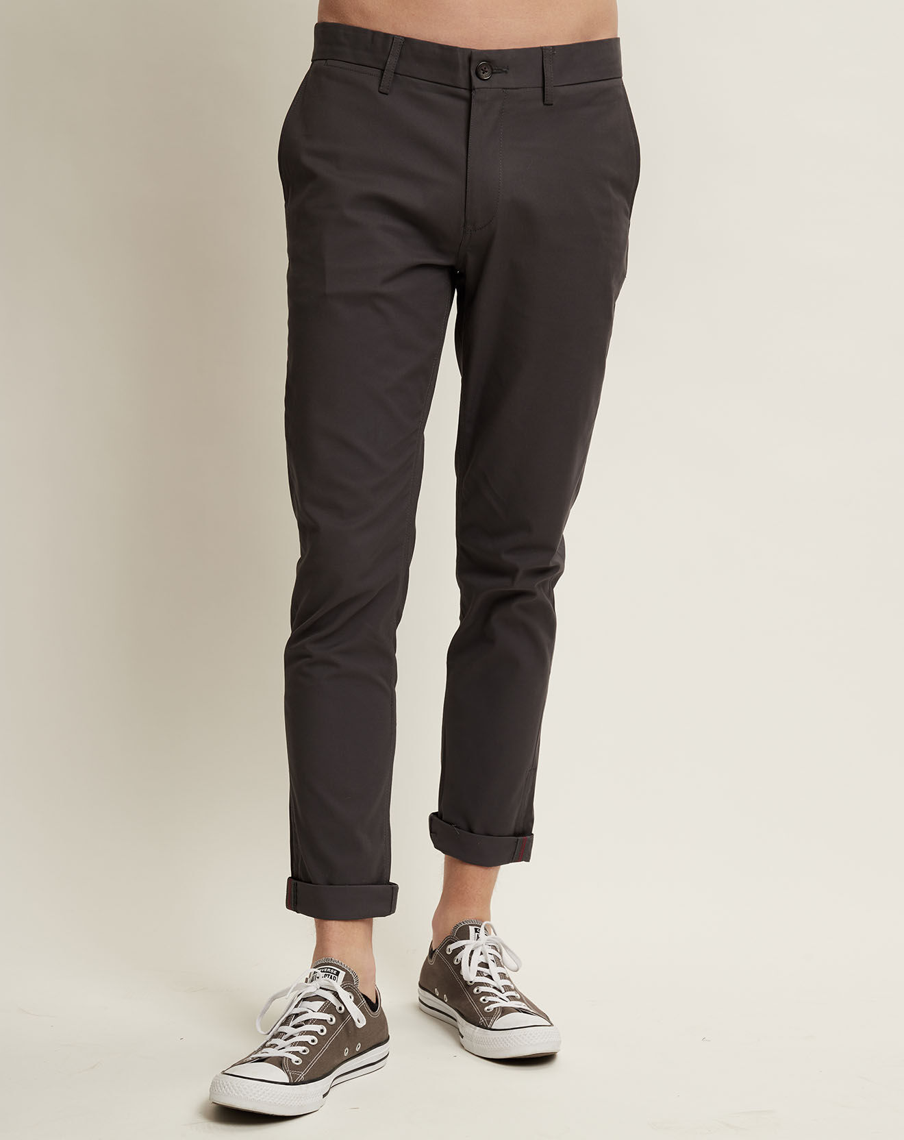 Ben Sherman Pantalon Skinny Arthur gris foncé