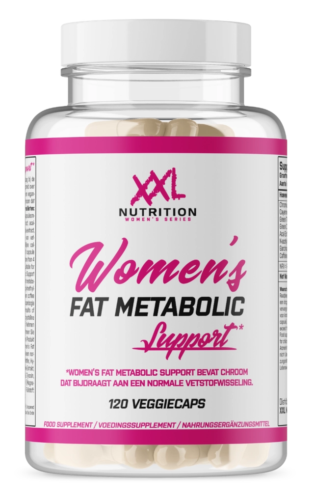 XXL Nutrition Women’s Fat Metabolic Support (120 veggie capsules)