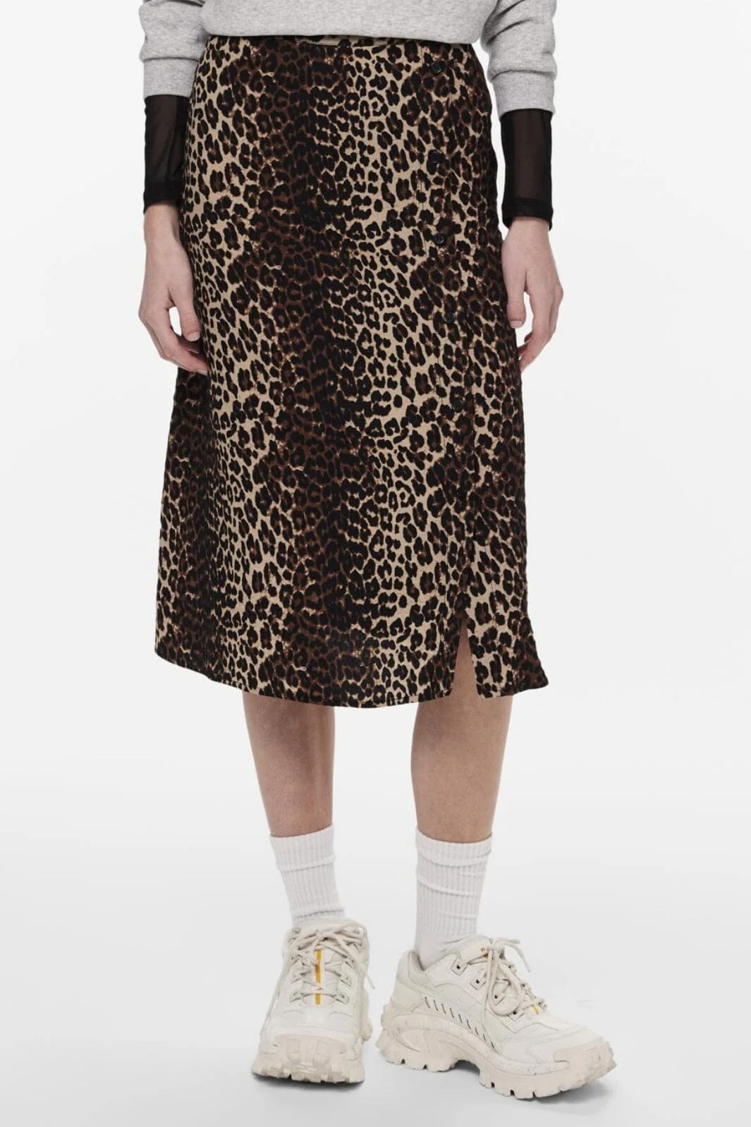Pieces Pcmellisa Ankle Button Skirt