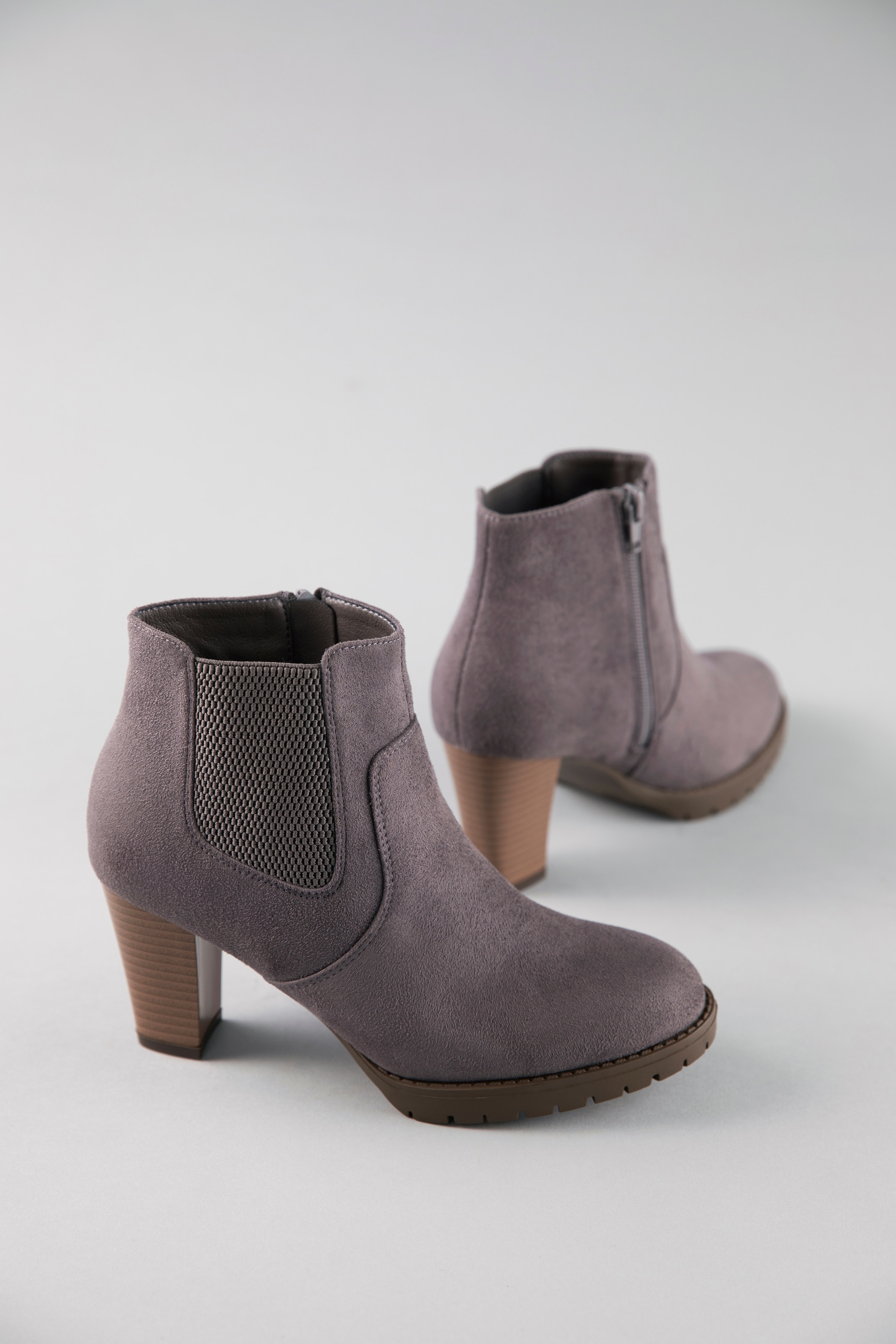Aniston SHOES Stiefelette  , Ankleboots mit seitlichem Stretcheinsatz - NEUE KOLLEKTION