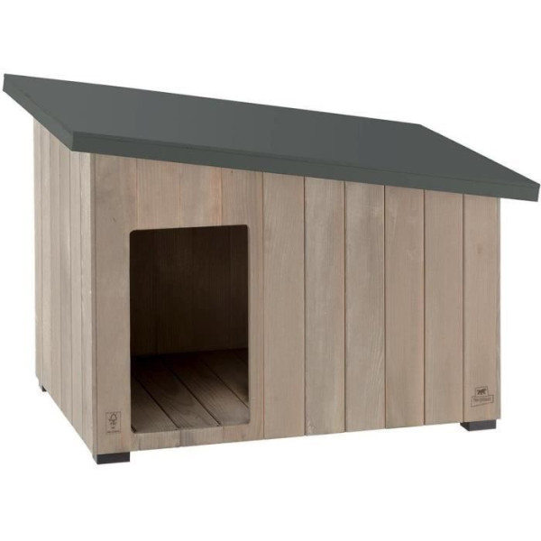 - argo 50 niche pour chien en bois de pin nordique l 48,5 x l 30,5 x h 38,5 cm