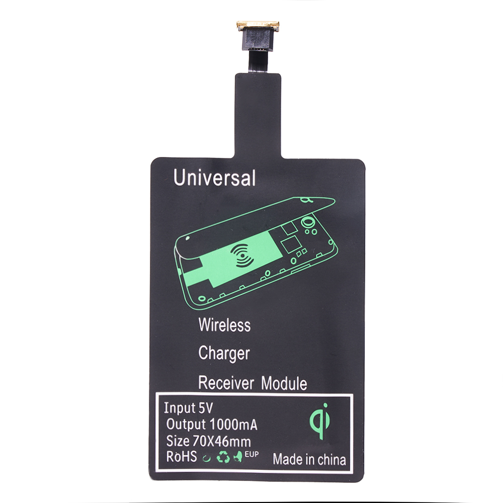 Kabelloses Qi Wireless Lademodul Receiver mit Micro USB Anschluss