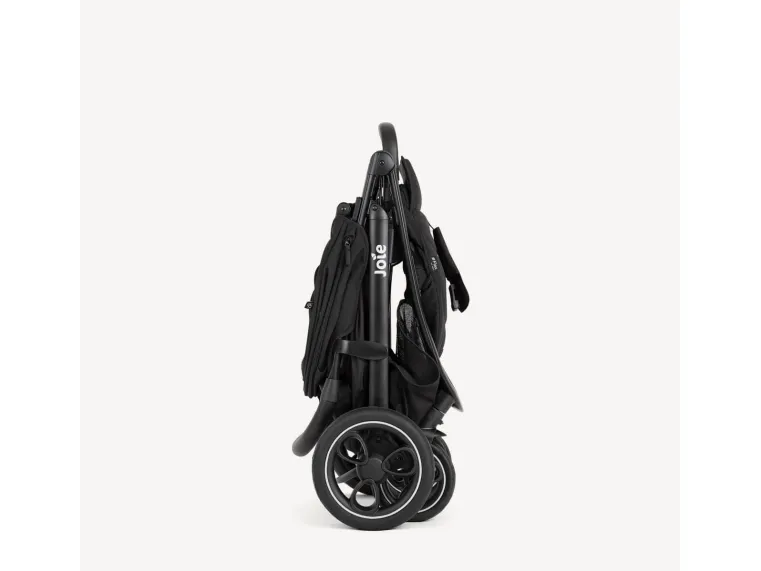 Joie Litetrax Pro, Baldakin, Rejsesystem barnevogn, Ethvert køn, Solidt hjul, Sammenfoldelig, Sort