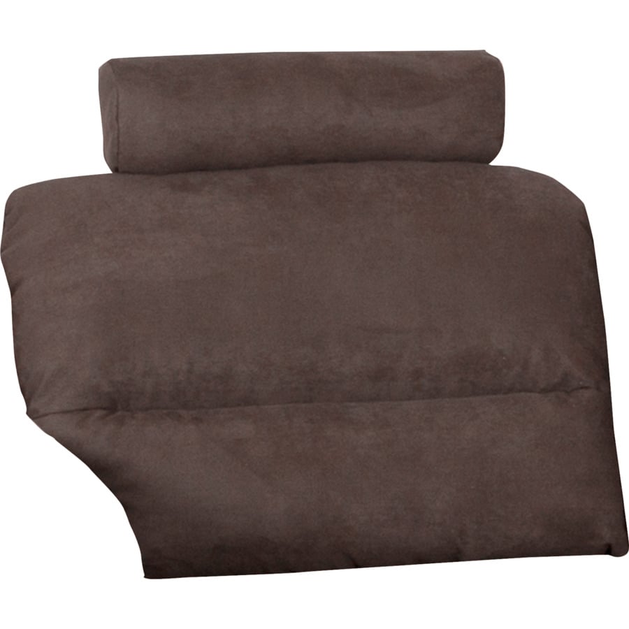 Ecksofa Melfi Microfaser braun, Récamière links