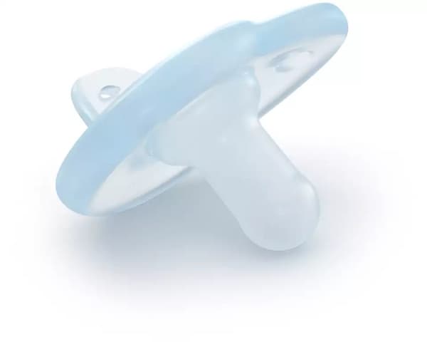 Philips Avent Soothie silikona māneklītis ar silikona vairogu, 0-6M, 2 gab., zēniem