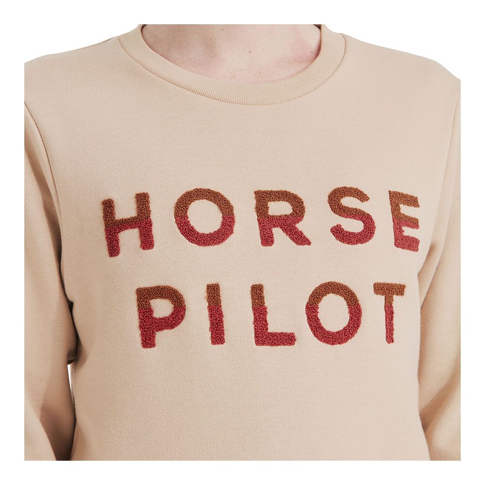 Horse Pilot TEAM - Sweat Femme sand