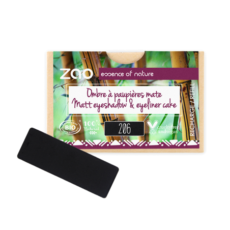 Zao Recharge Ombre à paupières Noir 206