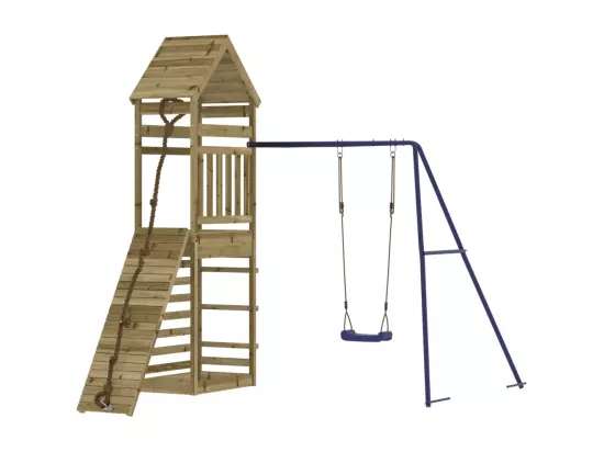 Aire de jeux d'extérieur bois de pin imprégné