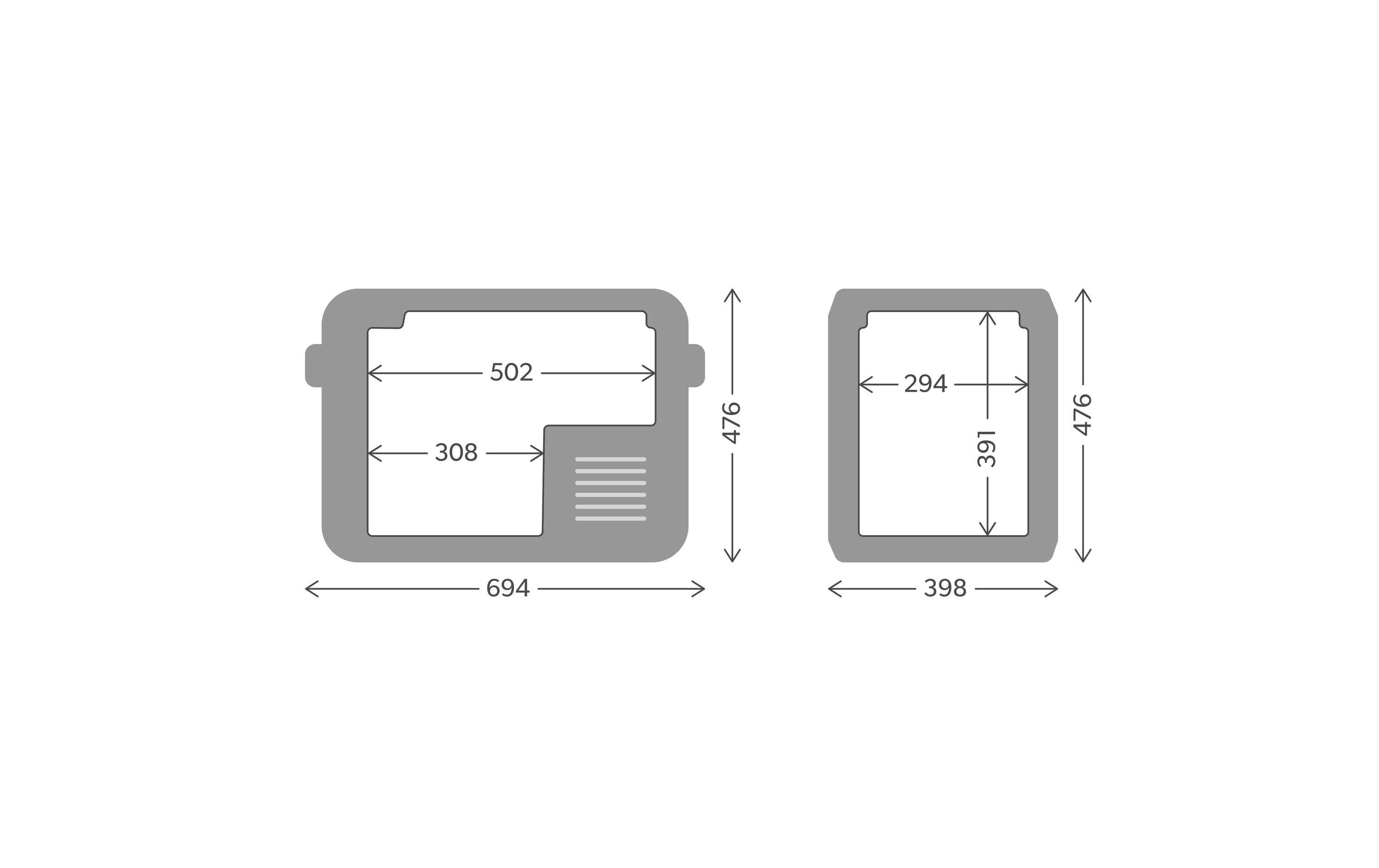 Kompressor-Kühlbox CFX3 45<br>Portable Kühler und Gefrierer