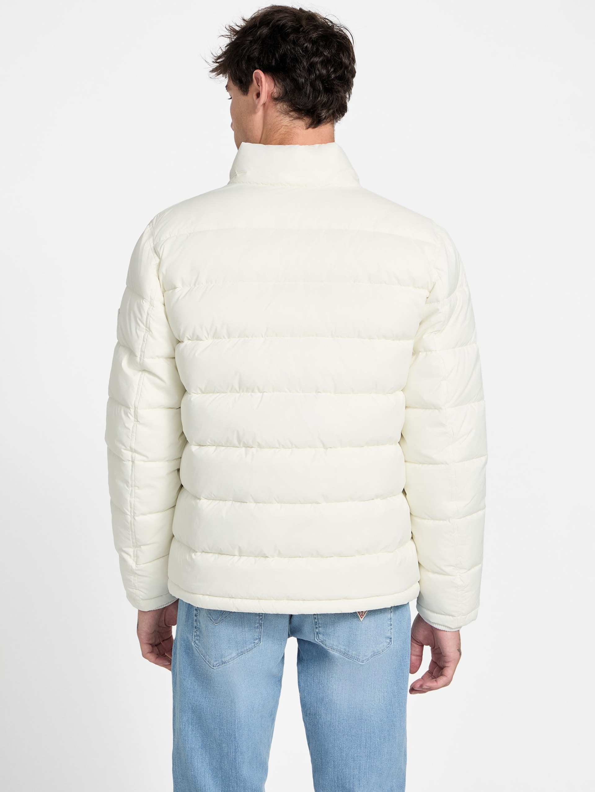 Jaqueta puffer de nylon fosco Glacier