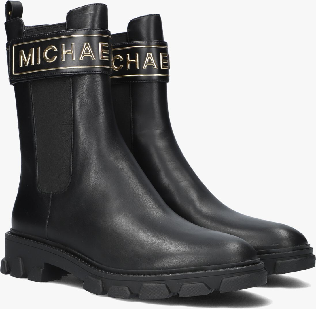 MICHAEL KORS zwarte michael kors chelsea boots ridley strap chelsea