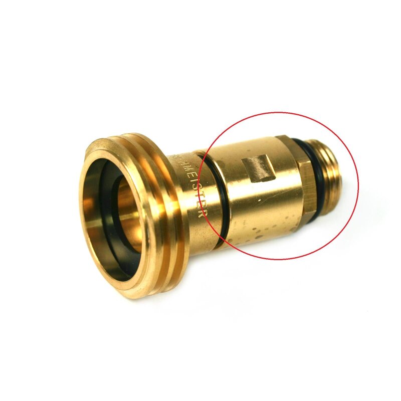 DREHMEISTER LPG Adapter Set inkl. Etui (W21.8) + Sinterfilter (106010)
