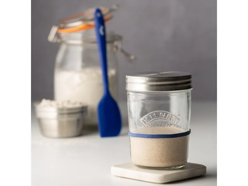 Surdej starter Kilner® - 2x0,35 l - Glas - Silikone - RF - klar