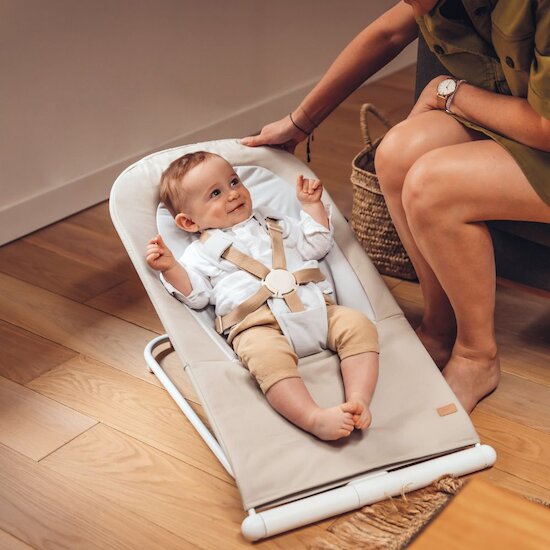 Transat pliable Eazy Relax   Greige        de               Béaba