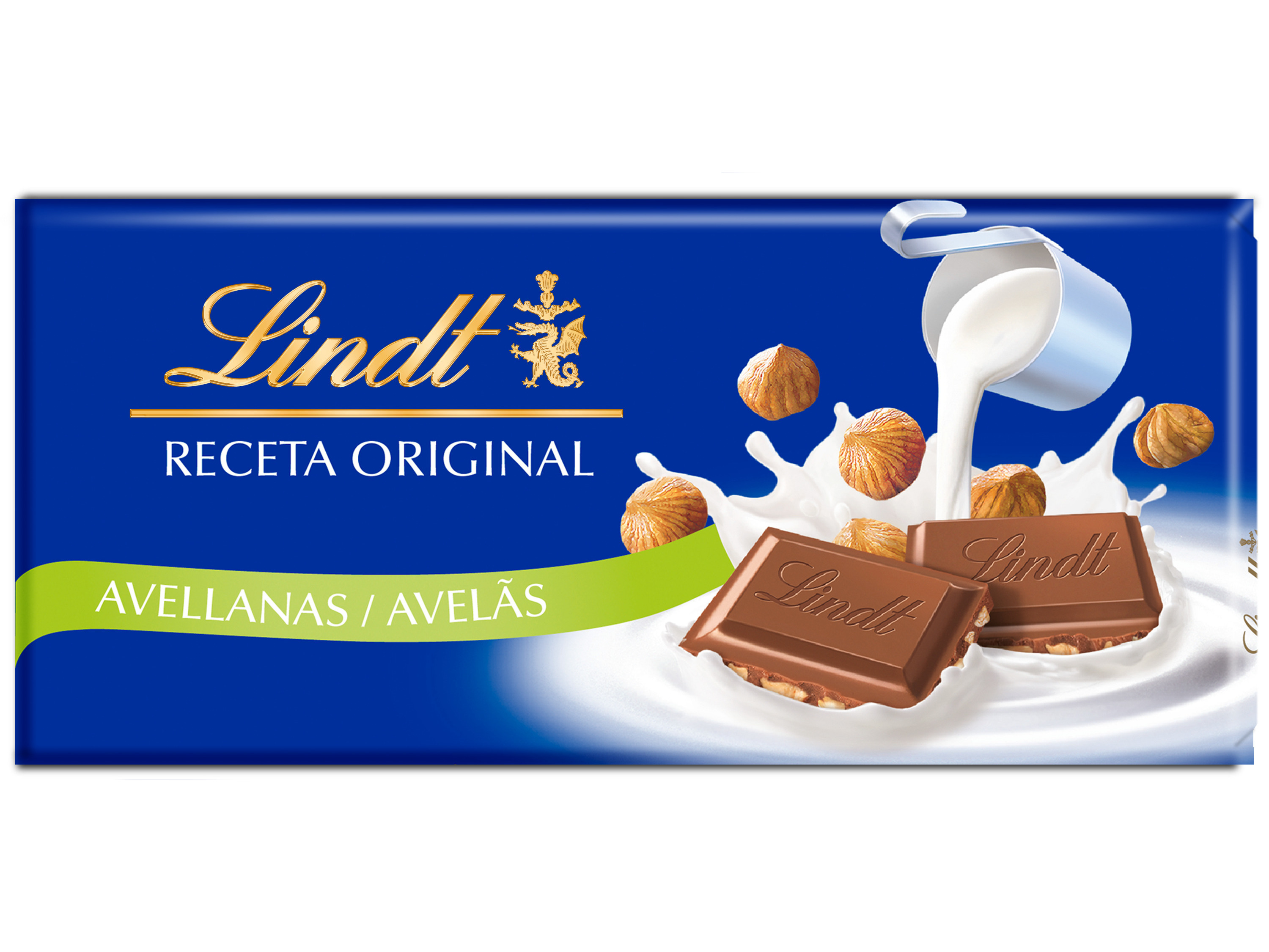 CHOCOLATE DE LEITE LINDT AVELÃS 100G