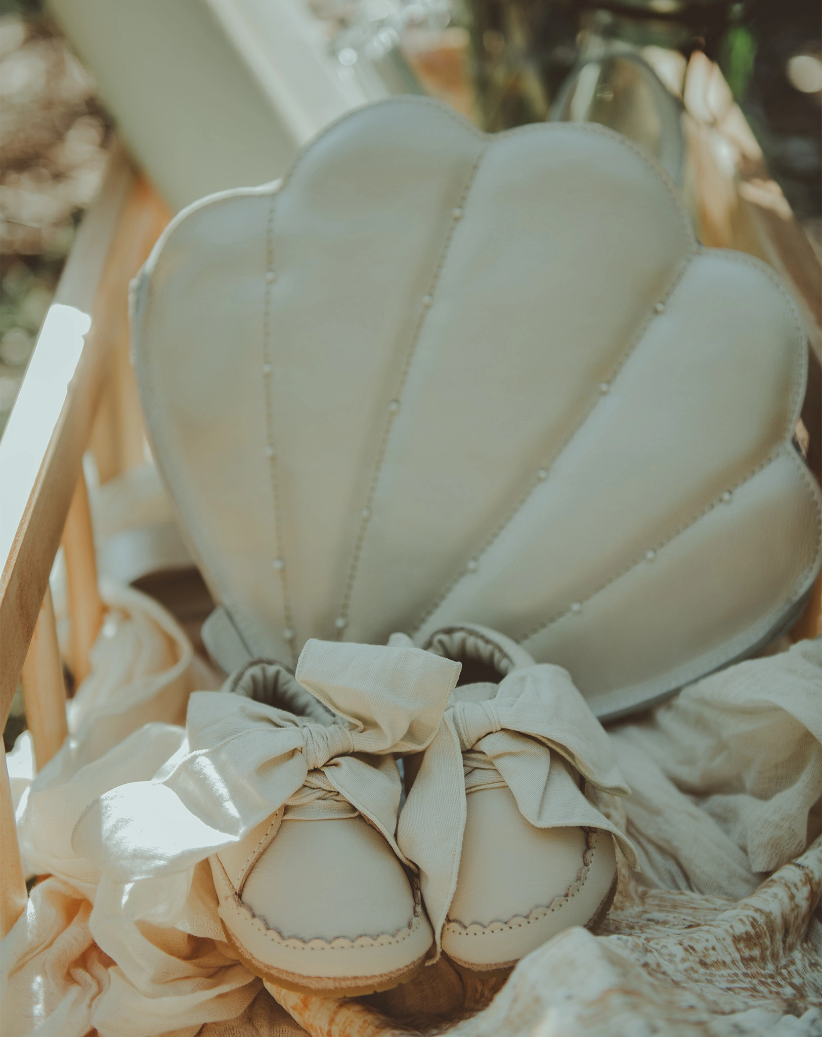 Krabbelschuhe LONNY in cream