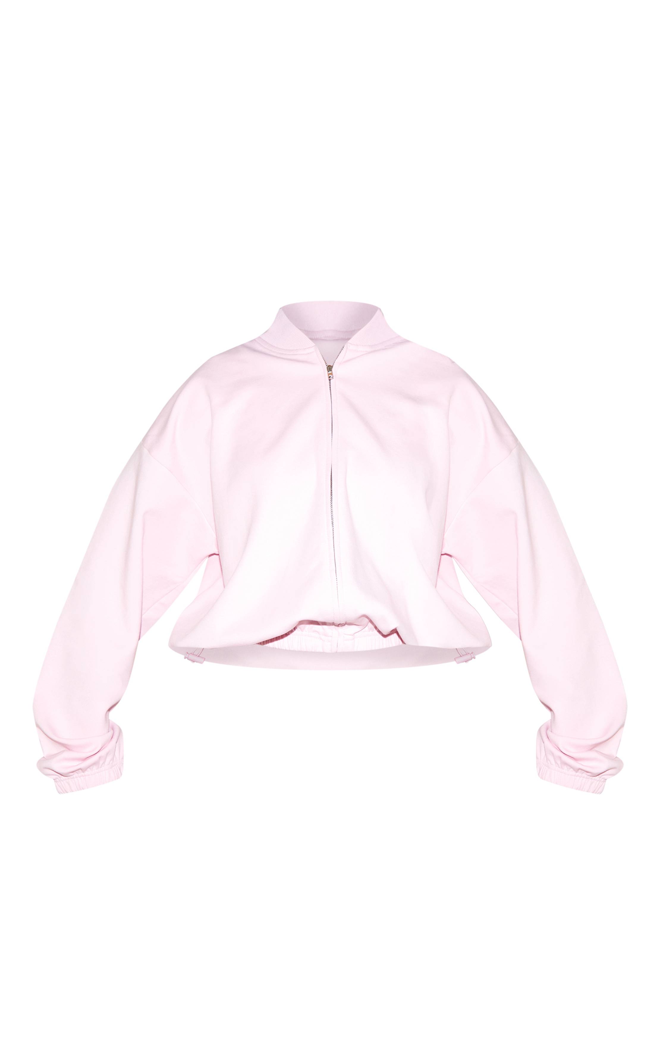 Rose Bomber Interlock Brodé