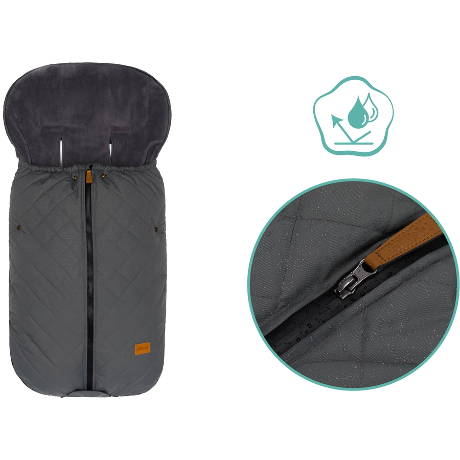 fillikid Winterfußsack Kamet Grau