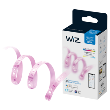 WiZ Connected LED strip 1 meter uitbreidingsset kleur licht dimbaar