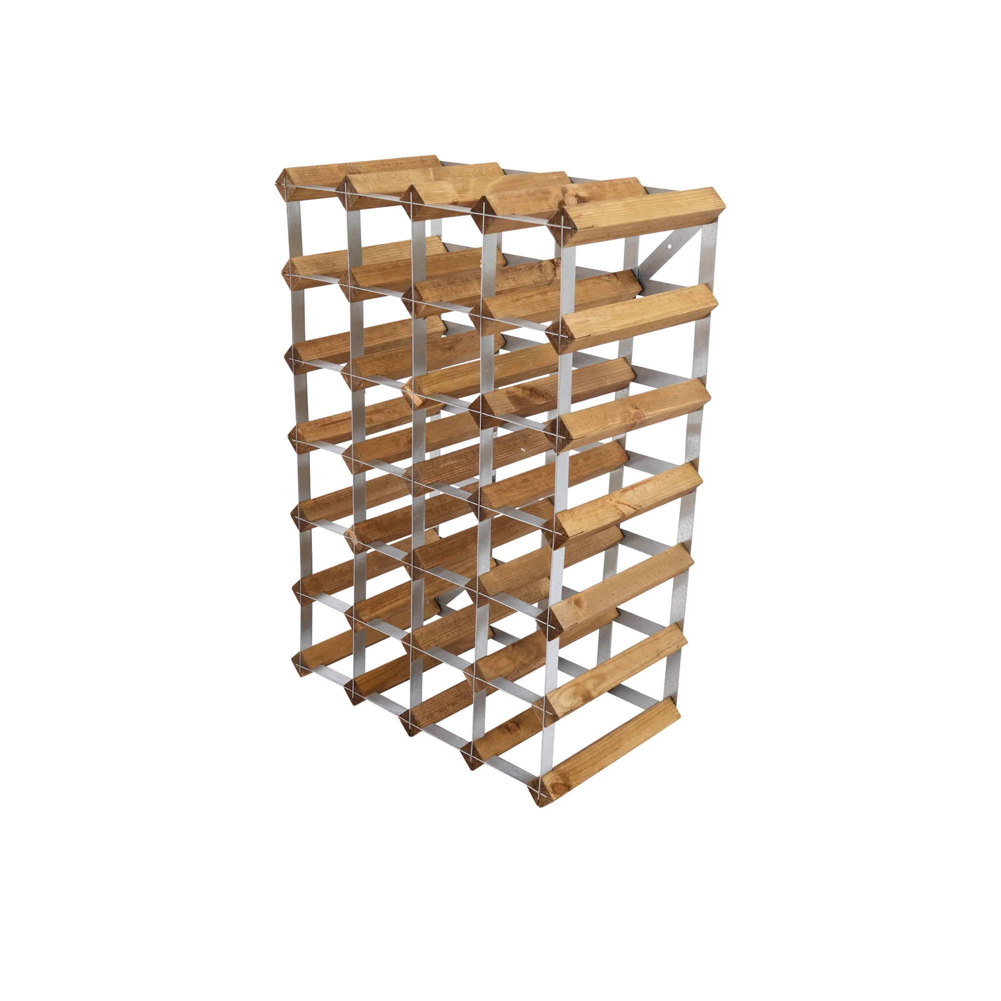 Traditional Wine Rack  Vinreol, 30 flasker - lys eg