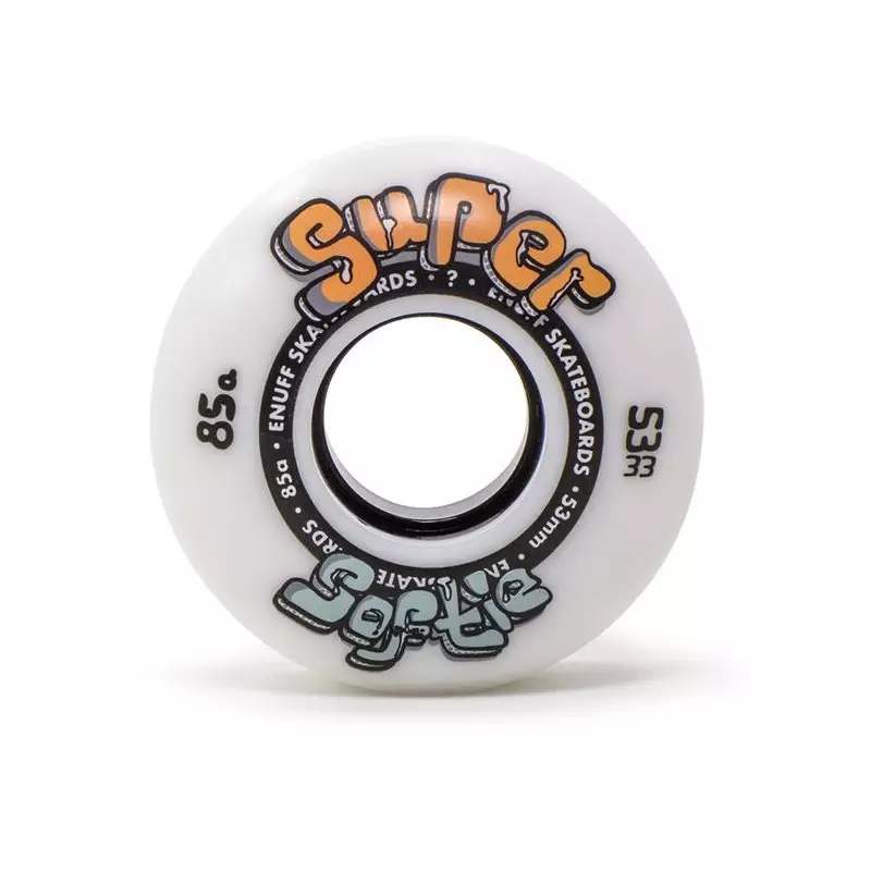 Roue skate ENUFF Super Softie Wheels White