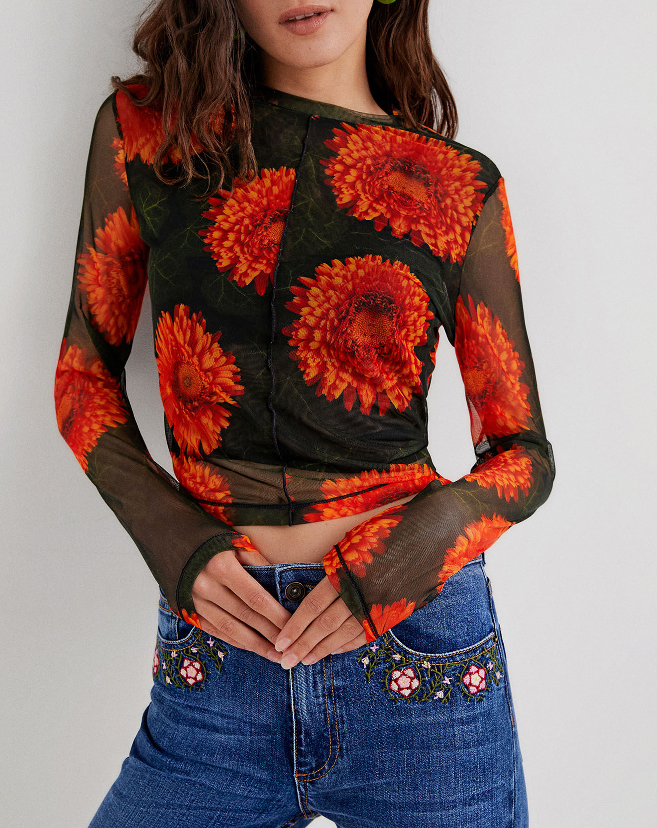 Desigual Top Genevieve orange