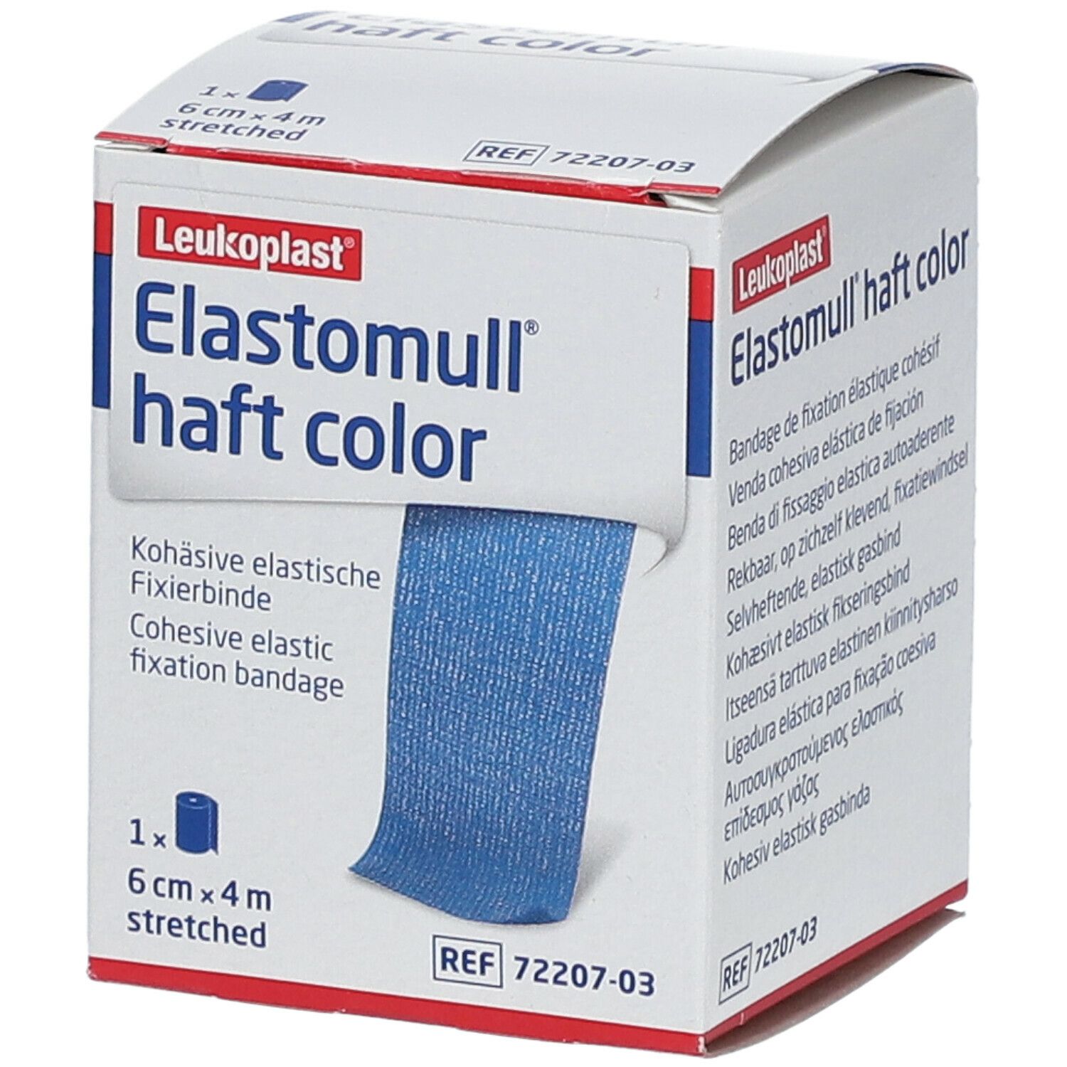 Elastomull® haft color 6 cm x 4 m blau