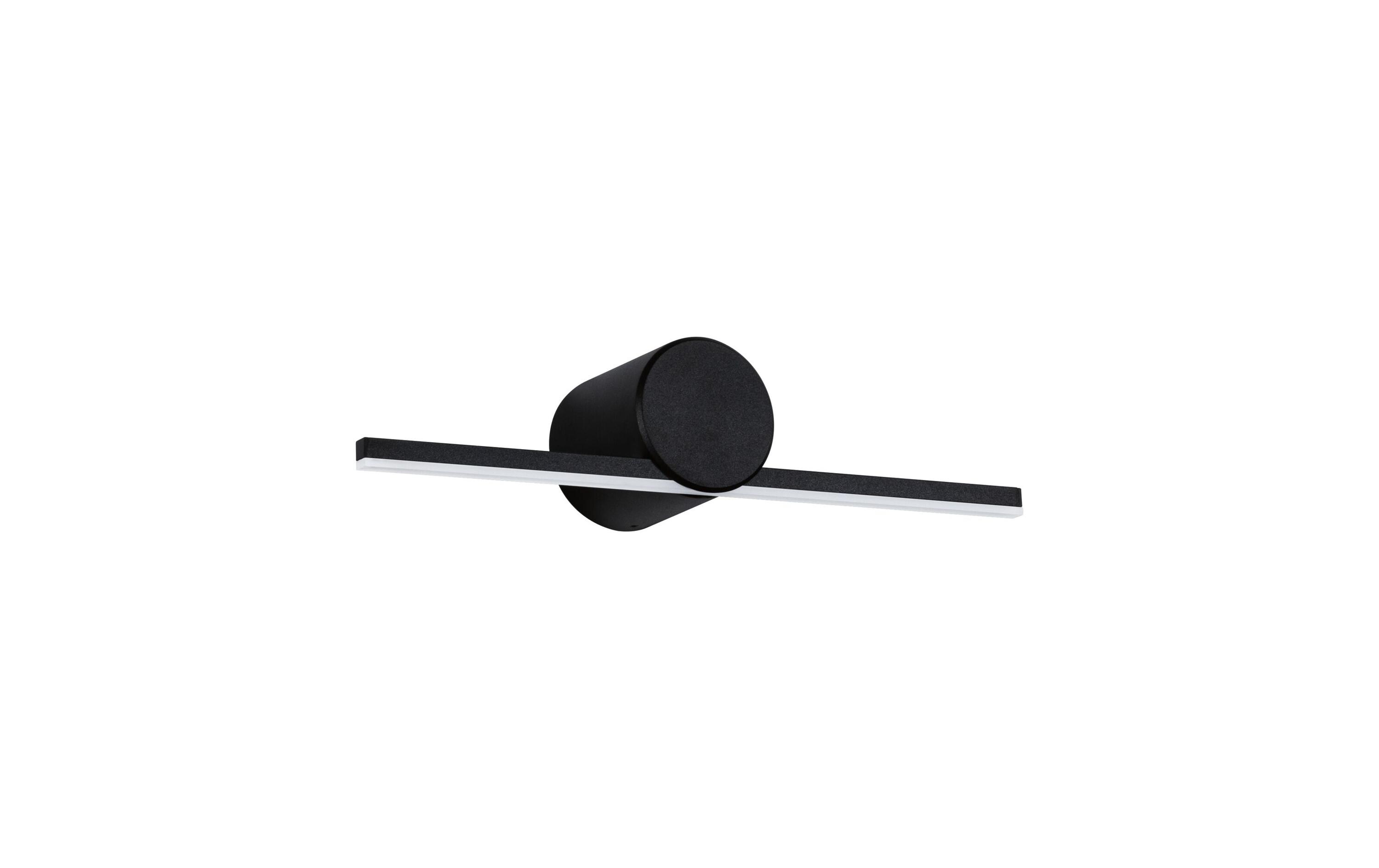 Spiegelleuchte LED Sava 4.2W SchwarzSpiegelrohrleuchte mit Schutzart IP44