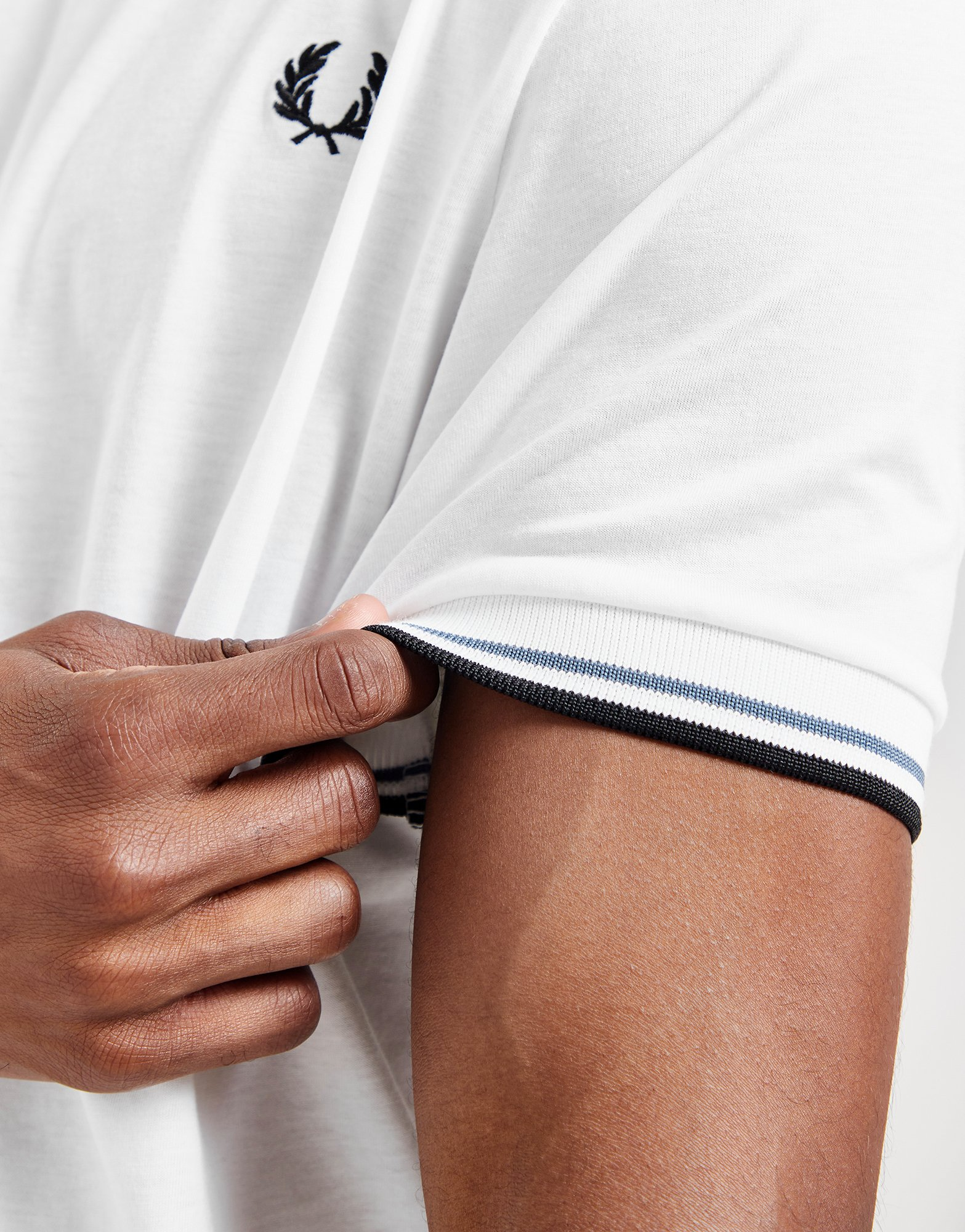 Fred Perry T-Shirt à Manches Courtes Twin Tipped Ringer Homme