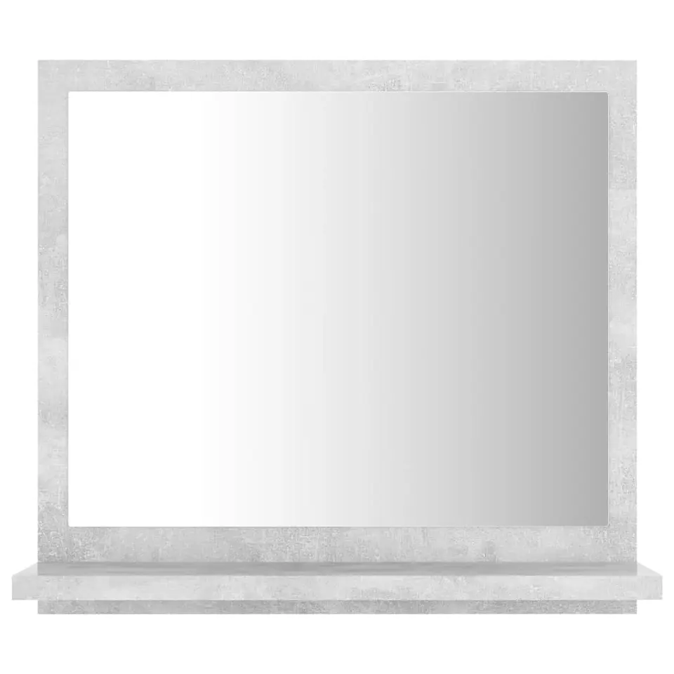 vidaXL - Spiegel - Grijs - Bewerkt hout - 40 x 10.5 x 37 cm