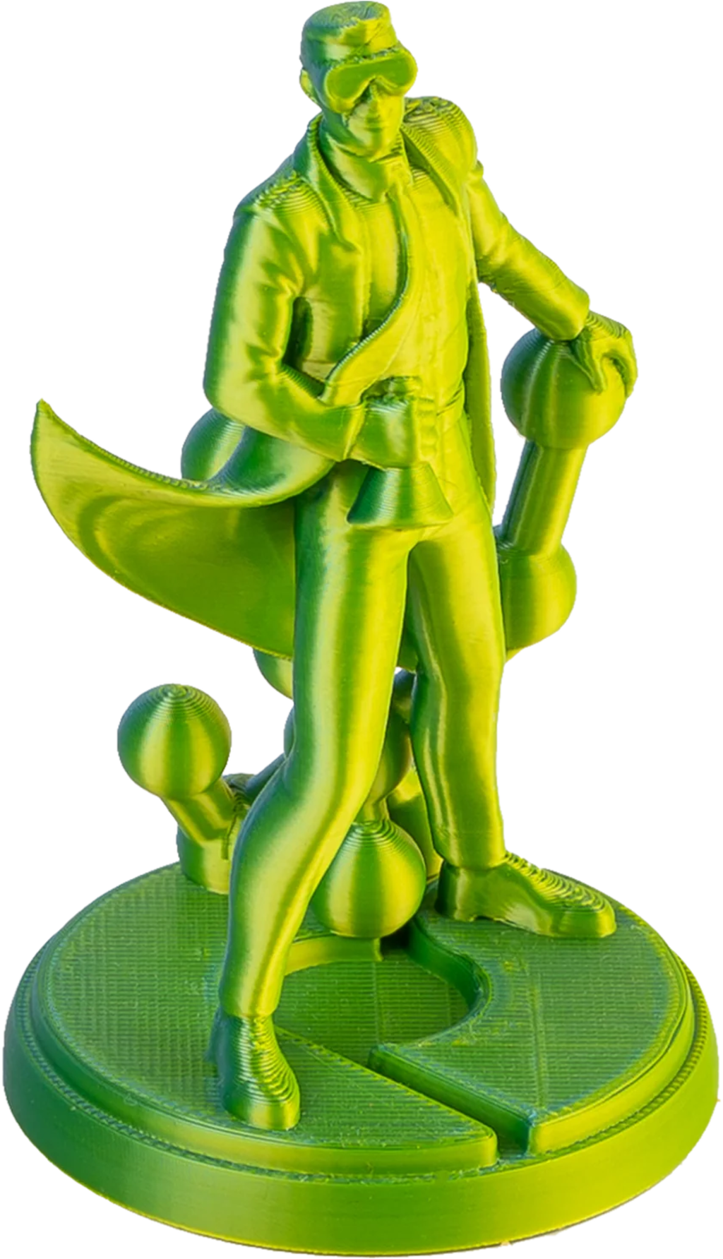 Polymaker  Panchroma™ PLA Dual Silk Chameleon (Yellow-Blue), 1,75 mm / 1000 g    Zweifarbige Magie mit Seidenglanz in Chameleon