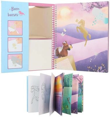 Miss Melody Stick & Shine Fargeleggingsbok