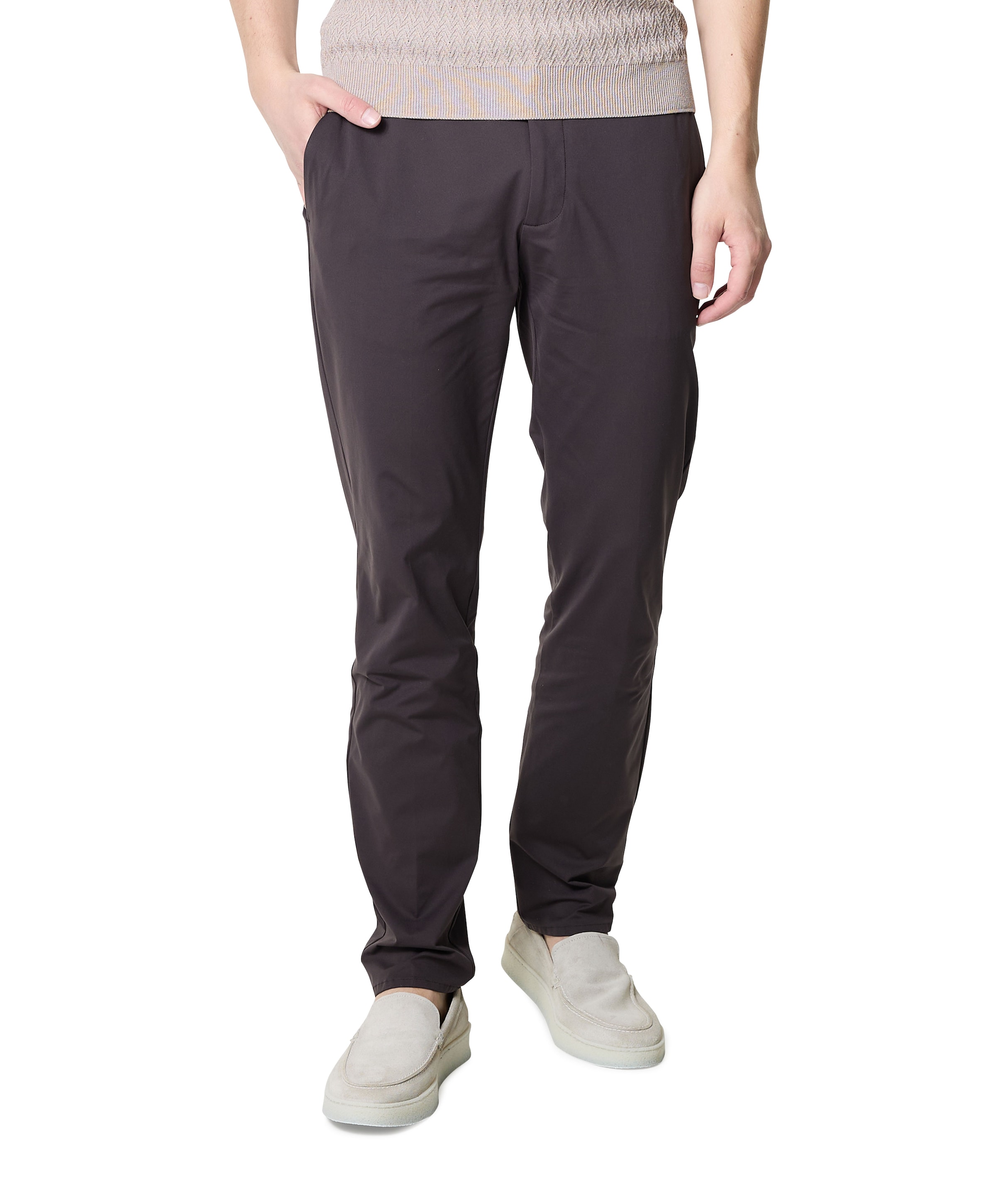 Berwich Morello elax heren pantalon bruin
