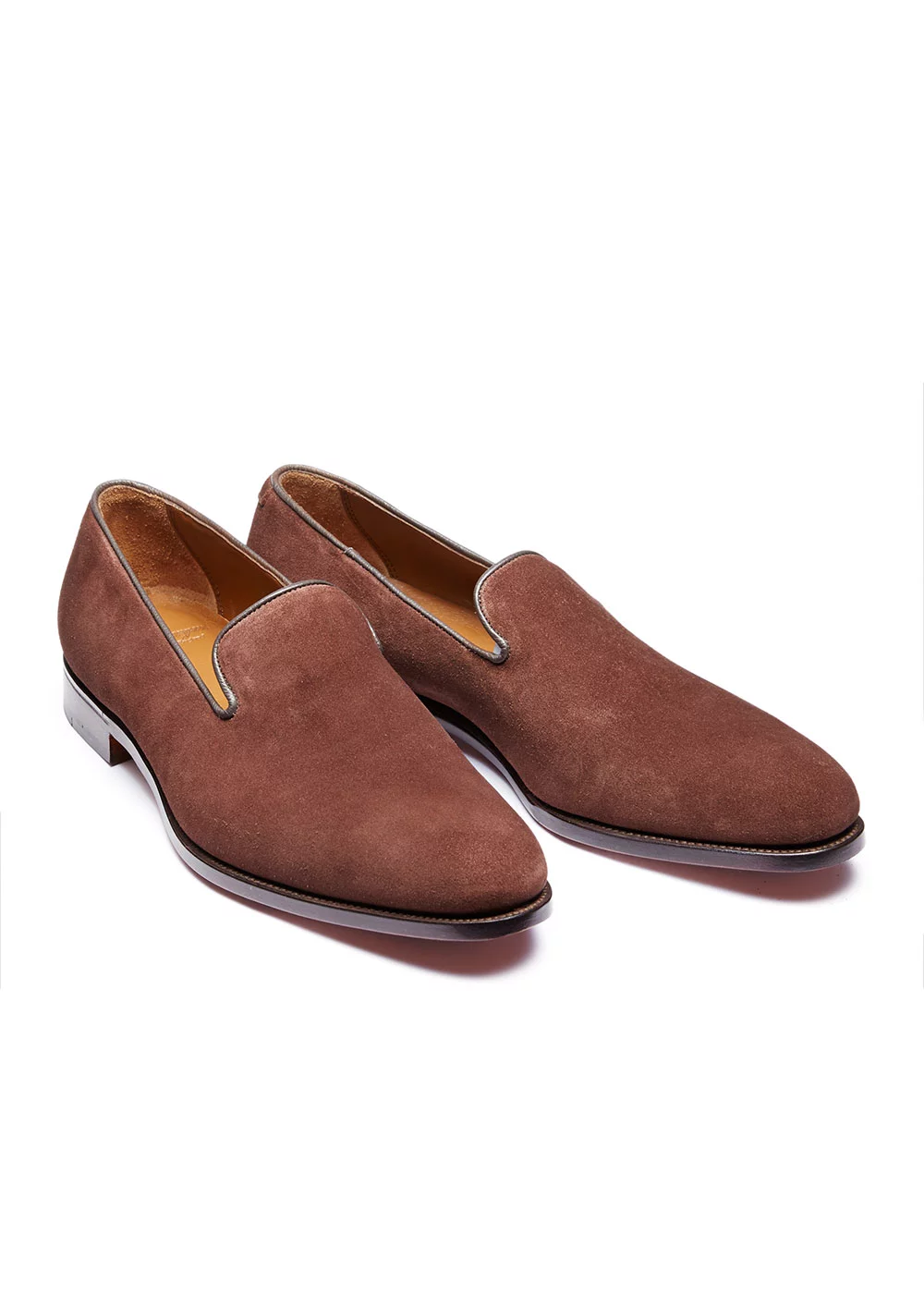 MOCASSIN HUGO VEAU VELOURS MARRON