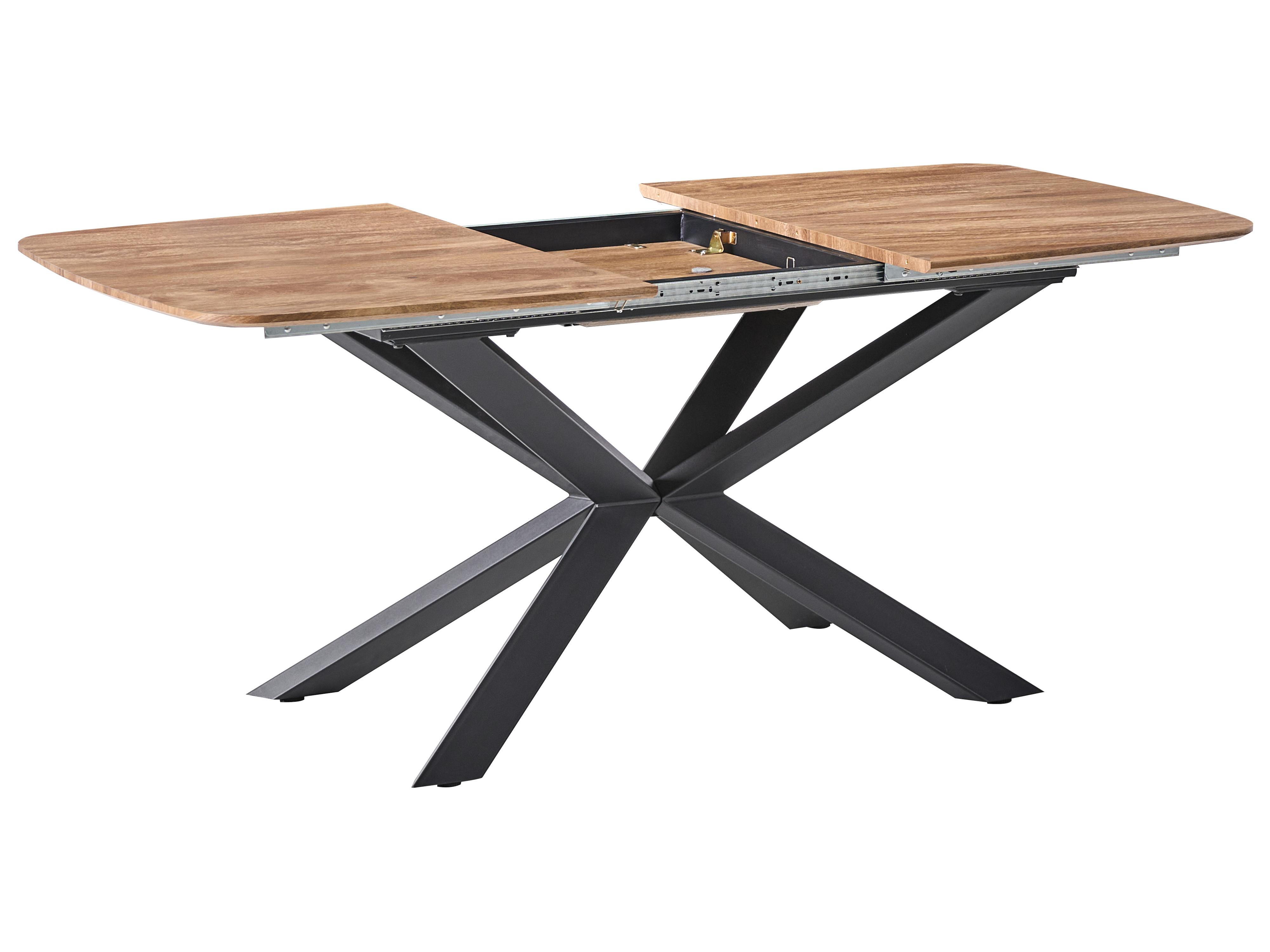 Eettafel uitschuifbaar GAIRDNER Bruin 90 cm 140/180 cm
