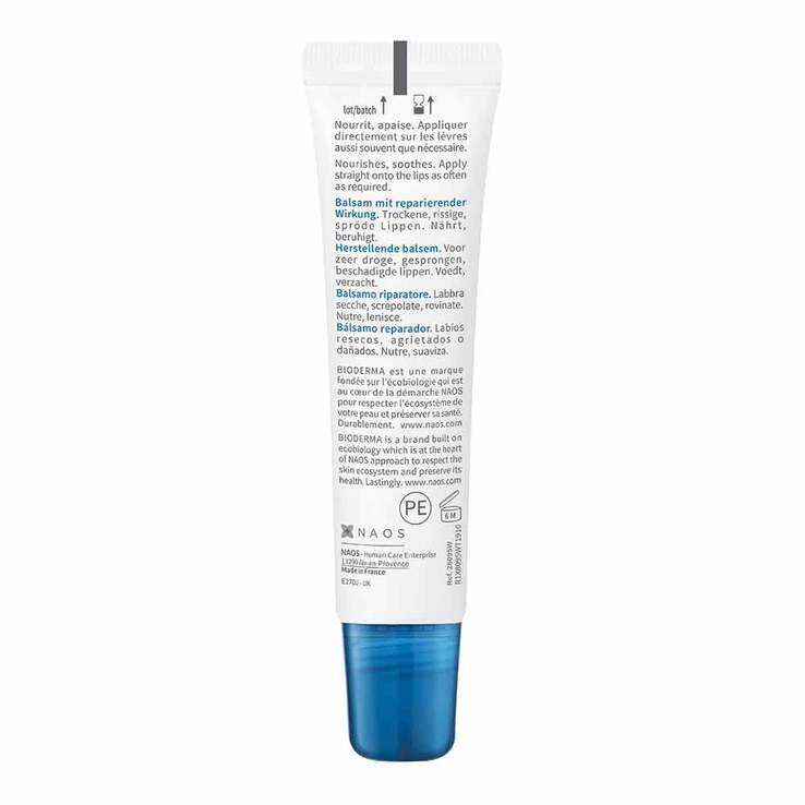 Bioderma Atoderm Levres Baume Lippenbalsam für risssige und sehr trockene Lippen, 15 ml