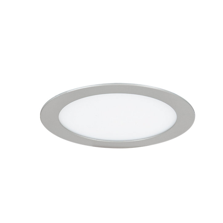 Spot encastrable Octave LED intégrée blanc neutre IP20 850lm 10W Ø17xH.2,4cm argent GoodHome
