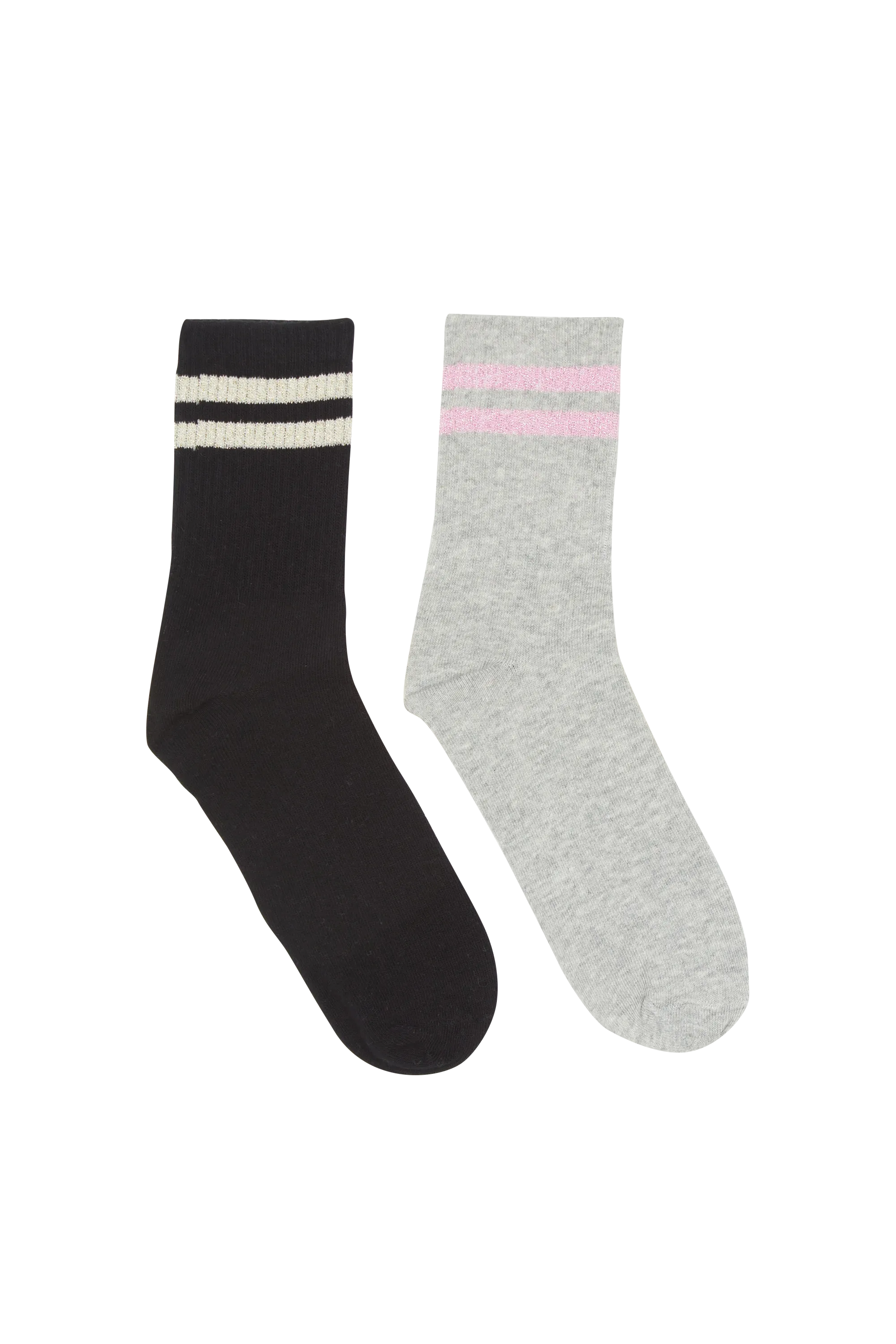 PIECES Chaussettes PCSIRA SOCKS 2-PACK FC Noir