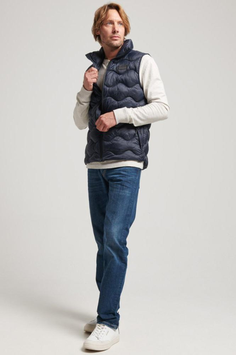 Superdry blauwe heren jas